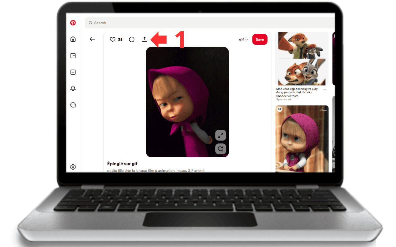 Find the GIF you want to download